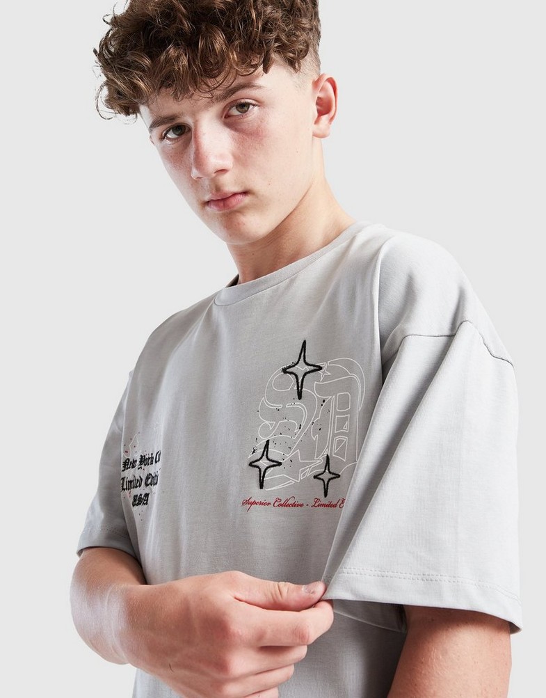 Detské tričko SUPPLY&DEMAND TRIČKO VITO TEE SUPTJB17930020 Sivá