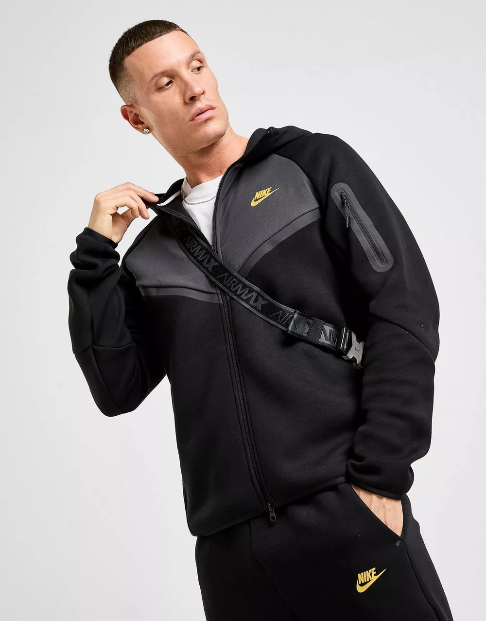 NIKE КОФТА З КАПЮШОНОМ M NK TCH MIX WR HOODIE, фото 1 з 5