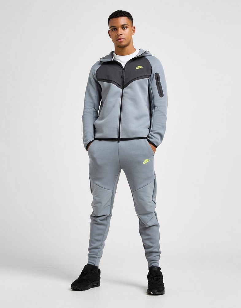 Pánska mikina NIKE MIKINA S KAPUCŇOU M NK TCH MIX WR HOODIE IH4302-065 Sivá