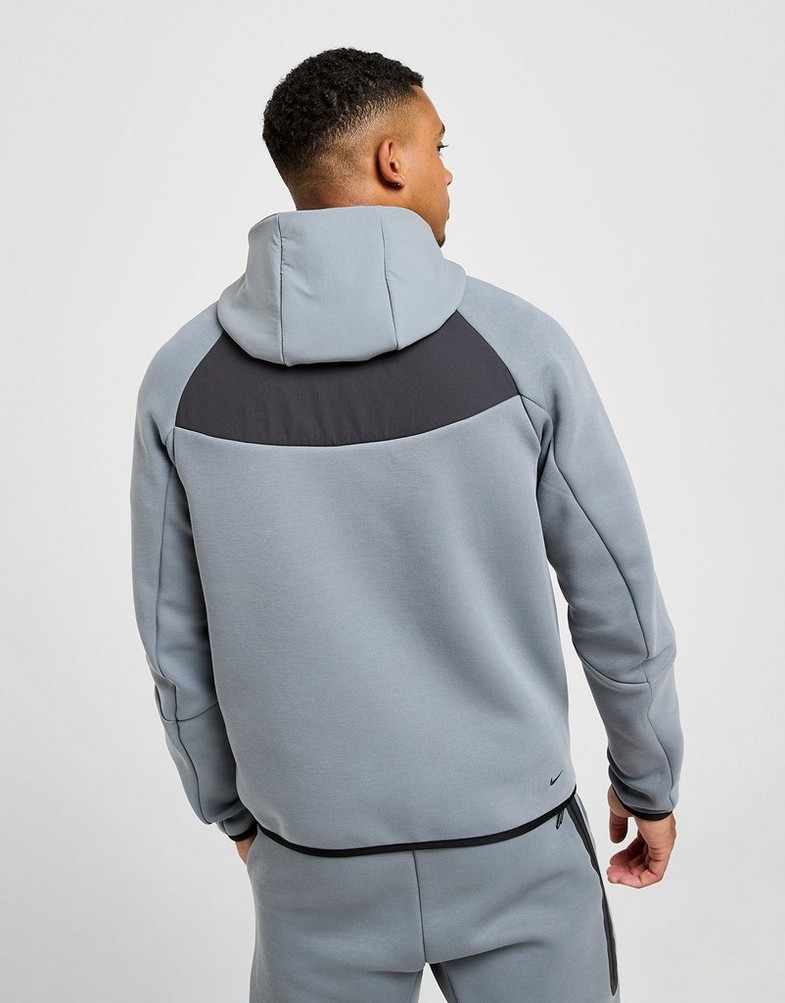 Pánska mikina NIKE MIKINA S KAPUCŇOU M NK TCH MIX WR HOODIE IH4302-065 Sivá
