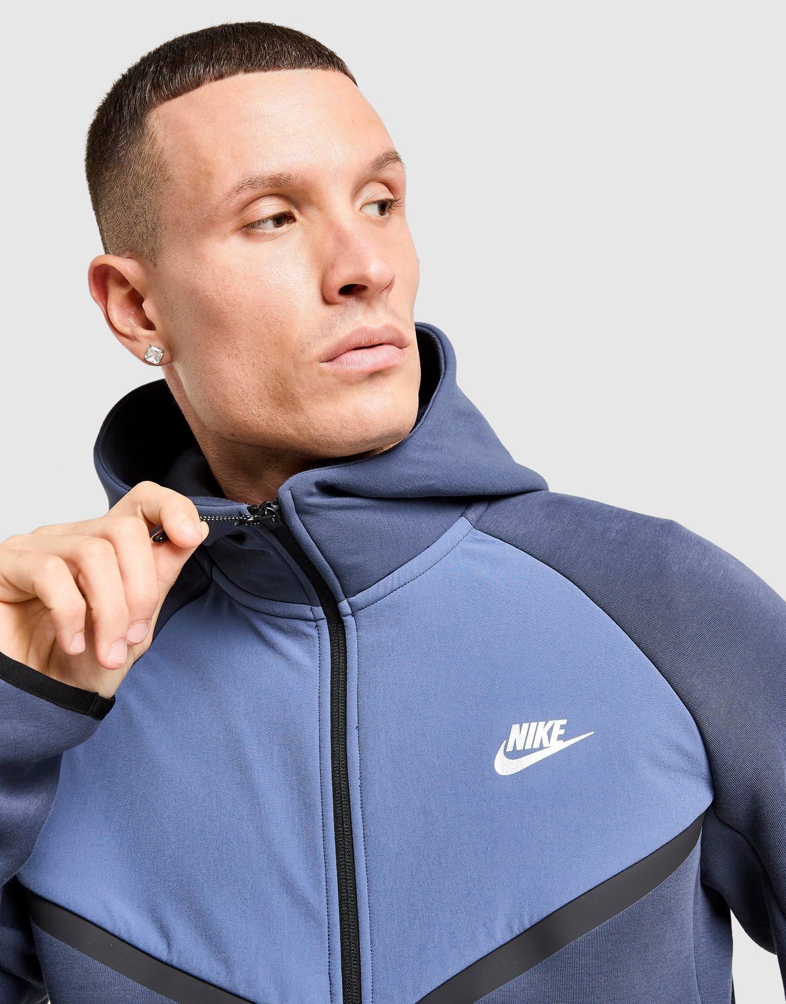 Чоловічі кофти NIKE КОФТА З КАПЮШОНОМ M NK TCH MIX WR HOODIE IH4302-437 Блакитний