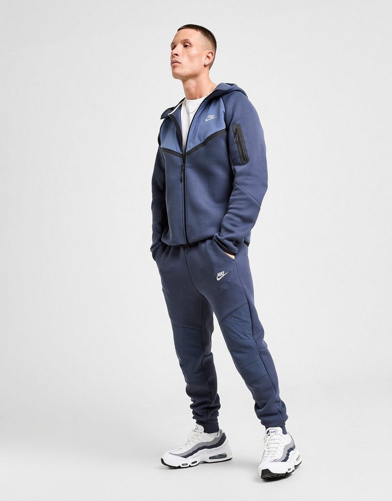 Bluza męska NIKE BLUZA Z KAPTUREM M NK TCH MIX WR HOODIE IH4302-437 Niebieski