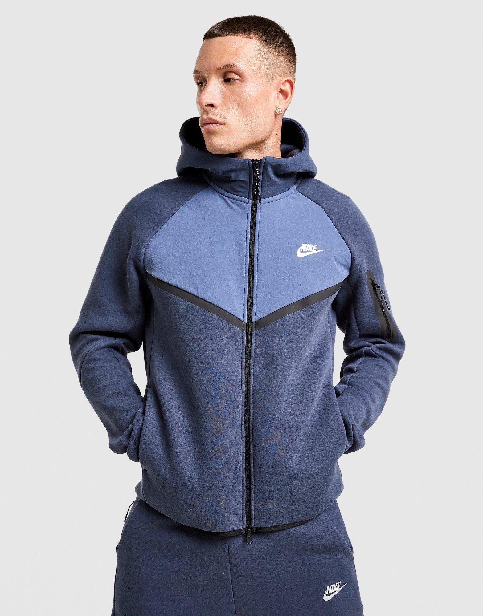 Чоловічі кофти NIKE КОФТА З КАПЮШОНОМ M NK TCH MIX WR HOODIE IH4302-437 Блакитний