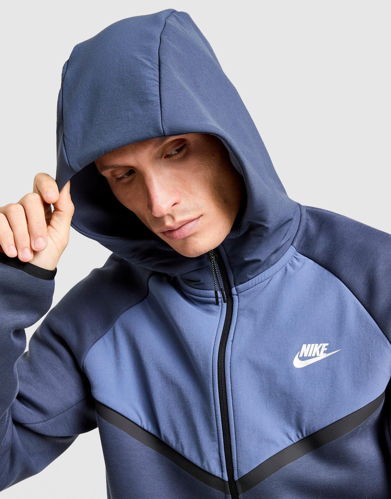 Чоловічі кофти NIKE КОФТА З КАПЮШОНОМ M NK TCH MIX WR HOODIE IH4302-437 Блакитний
