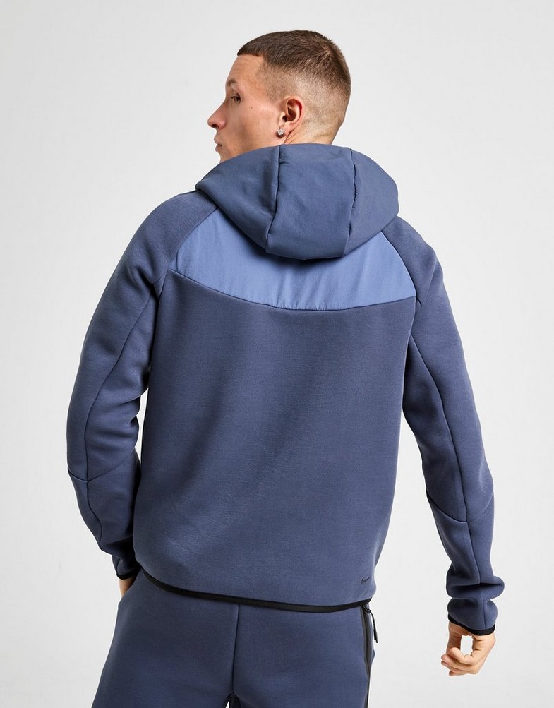 Bluza męska NIKE BLUZA Z KAPTUREM M NK TCH MIX WR HOODIE IH4302-437 Niebieski