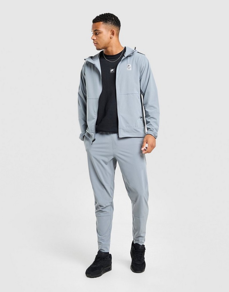 Bluză pentru bărbați NIKE BLUZĂ CU GLUGĂ M NSW AIR MAX TC ST WVN JKT IF0384-065 Gri