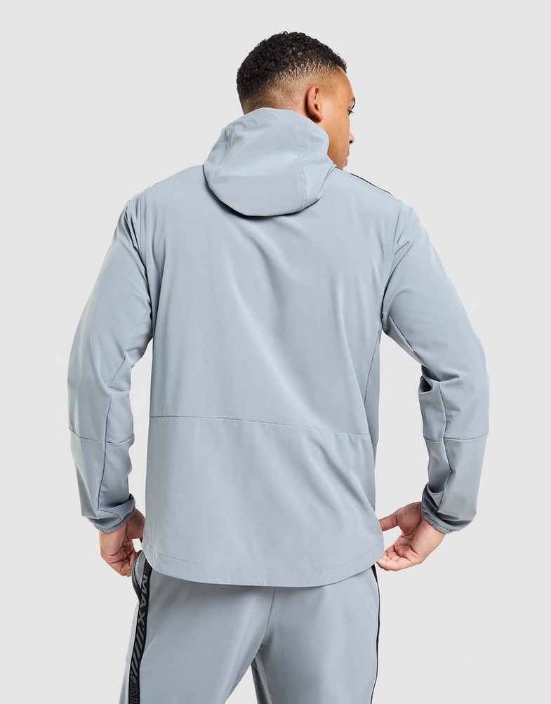 Bluză pentru bărbați NIKE BLUZĂ CU GLUGĂ M NSW AIR MAX TC ST WVN JKT IF0384-065 Gri