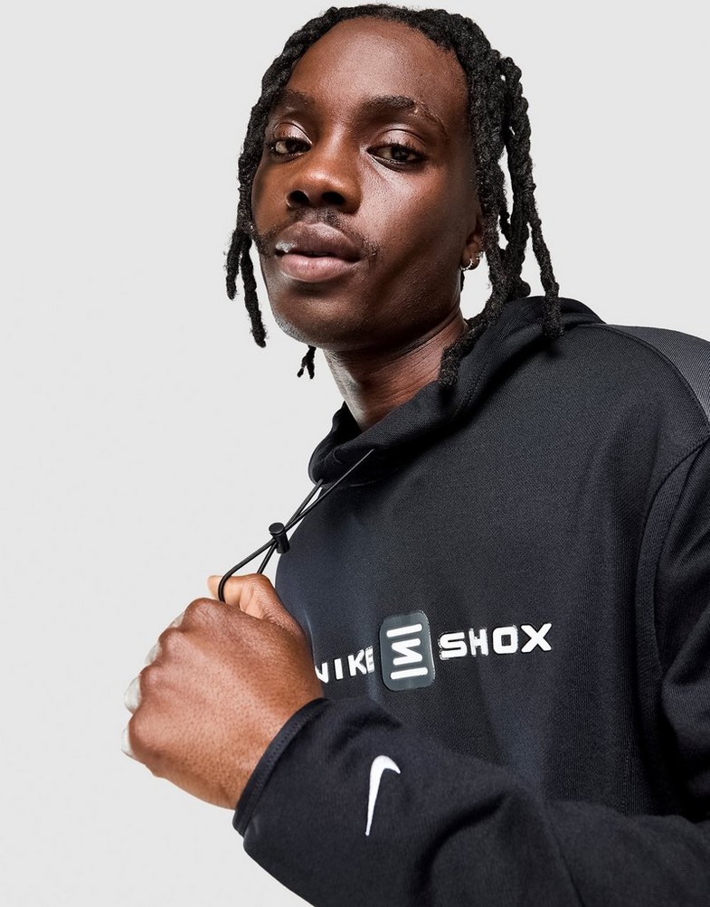 NIKE КОФТА З КАПЮШОНОМ M NSW HOODIE SHOX IH0528-010 | колір Чорний