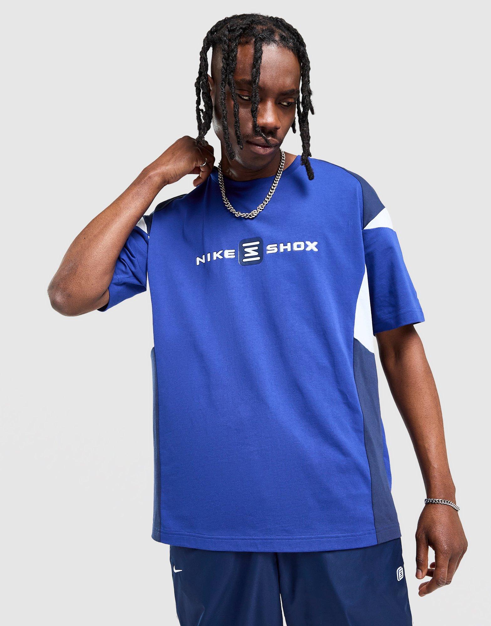 Мъжка тениска NIKE ТЕНИСКА M NSW SS ТОП SHOX IH0526-410 Син