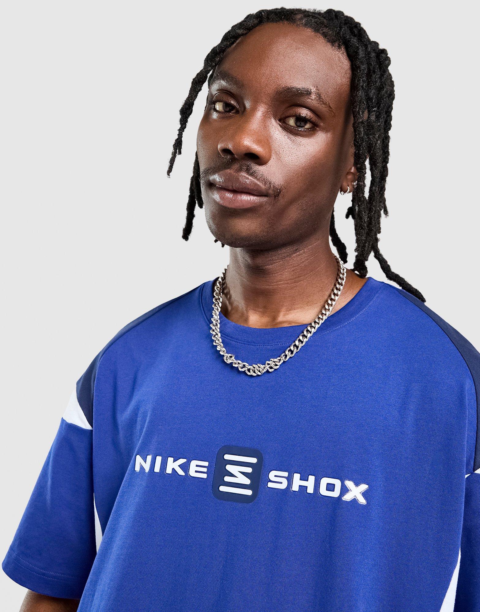 Мъжка тениска NIKE ТЕНИСКА M NSW SS ТОП SHOX IH0526-410 Син