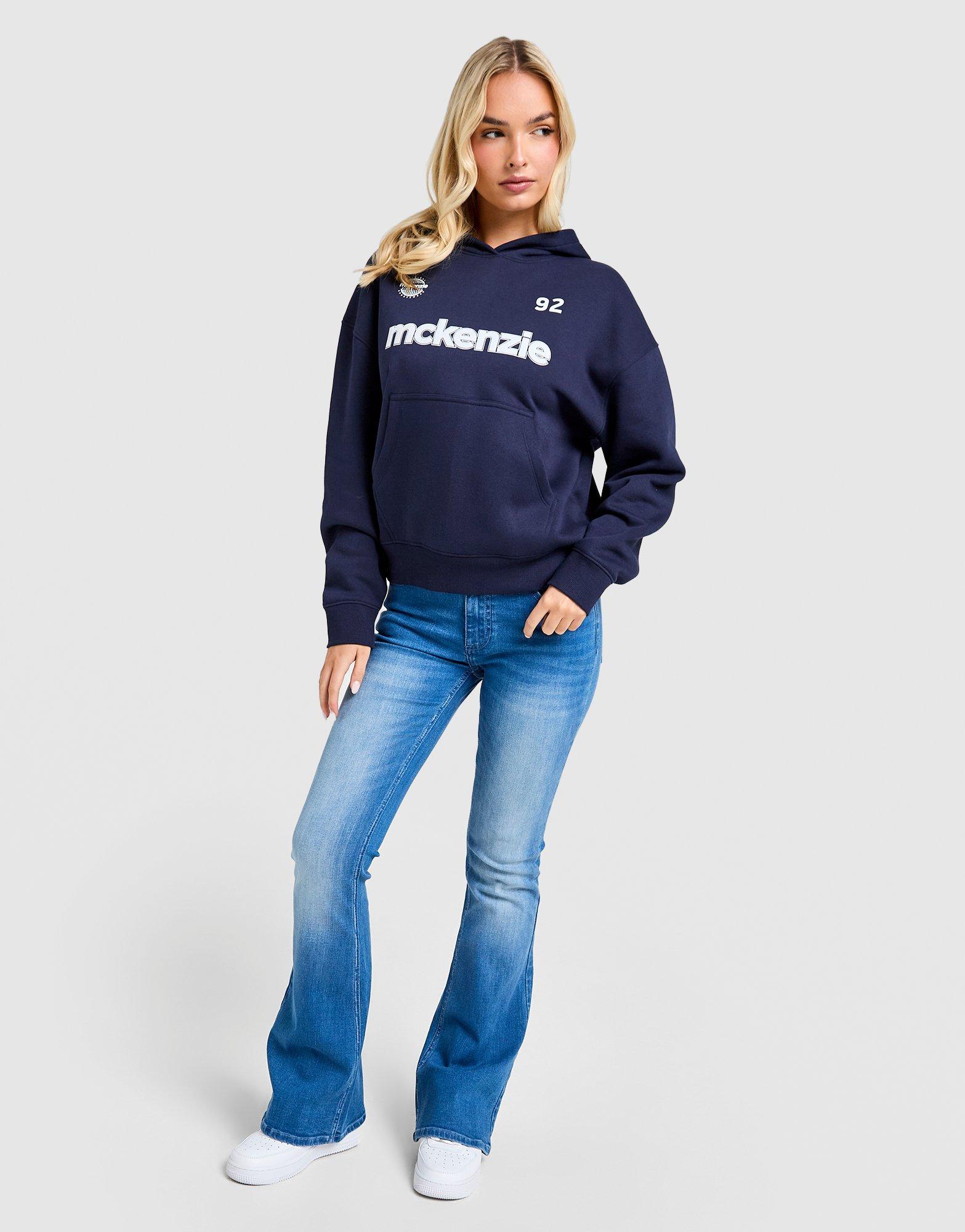 Női pulóver MCKENZIE PULÓVER KAPUCNIS KENZY OH HD MCKTW17047229 Sötétkék