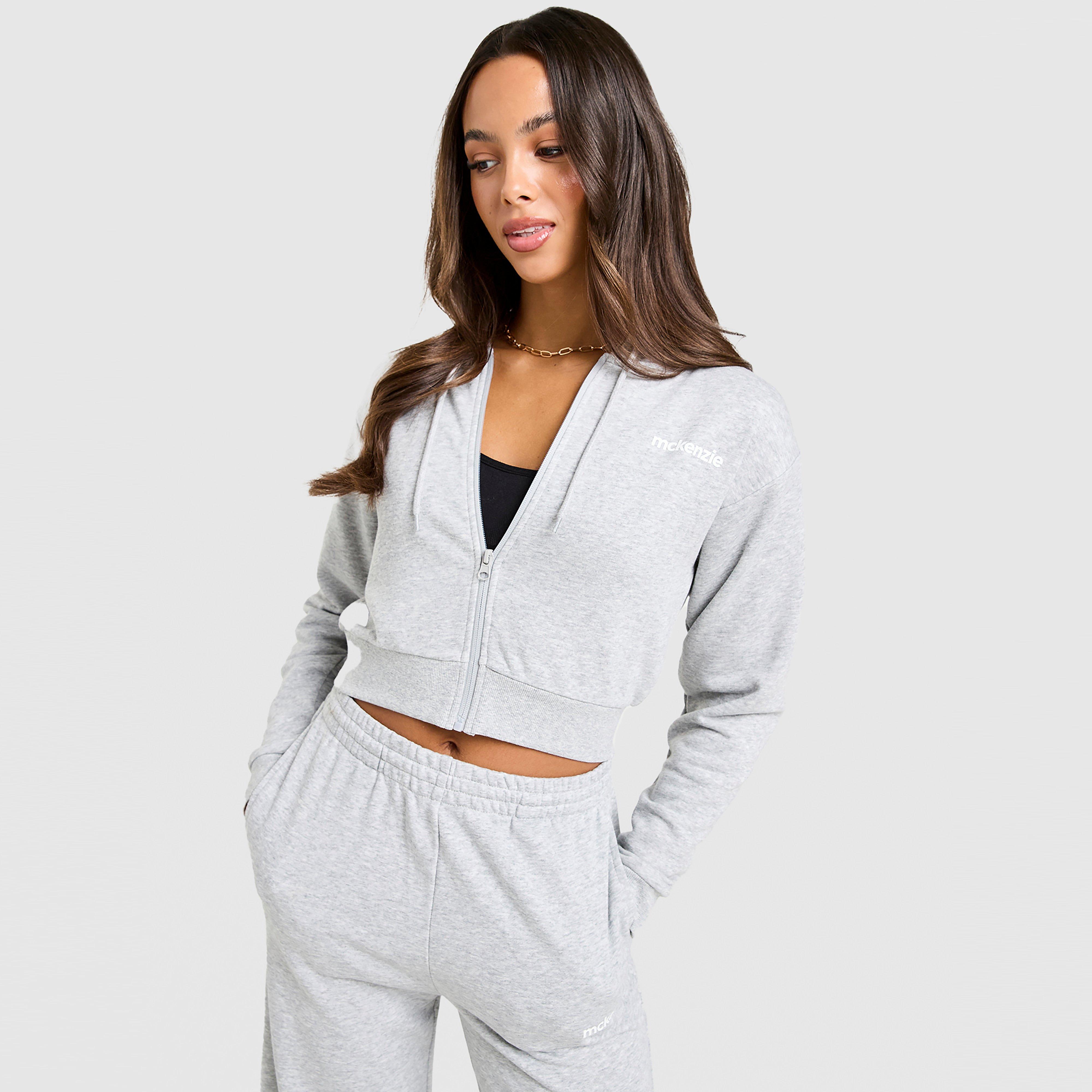 Női pulóver MCKENZIE PULÓVER CIPZÁRAS KAPUCNIS LOGO CROP HD