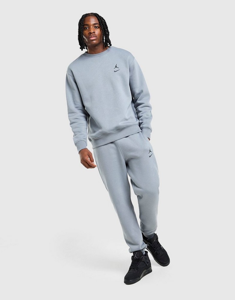 Muški gornji dio trenirke JORDAN VESTA M SWOOSH CREW IO1450-065 siva
