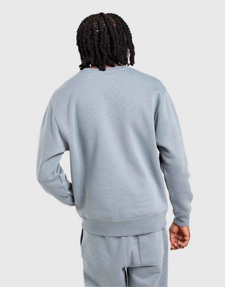 Muški gornji dio trenirke JORDAN VESTA M SWOOSH CREW IO1450-065 siva