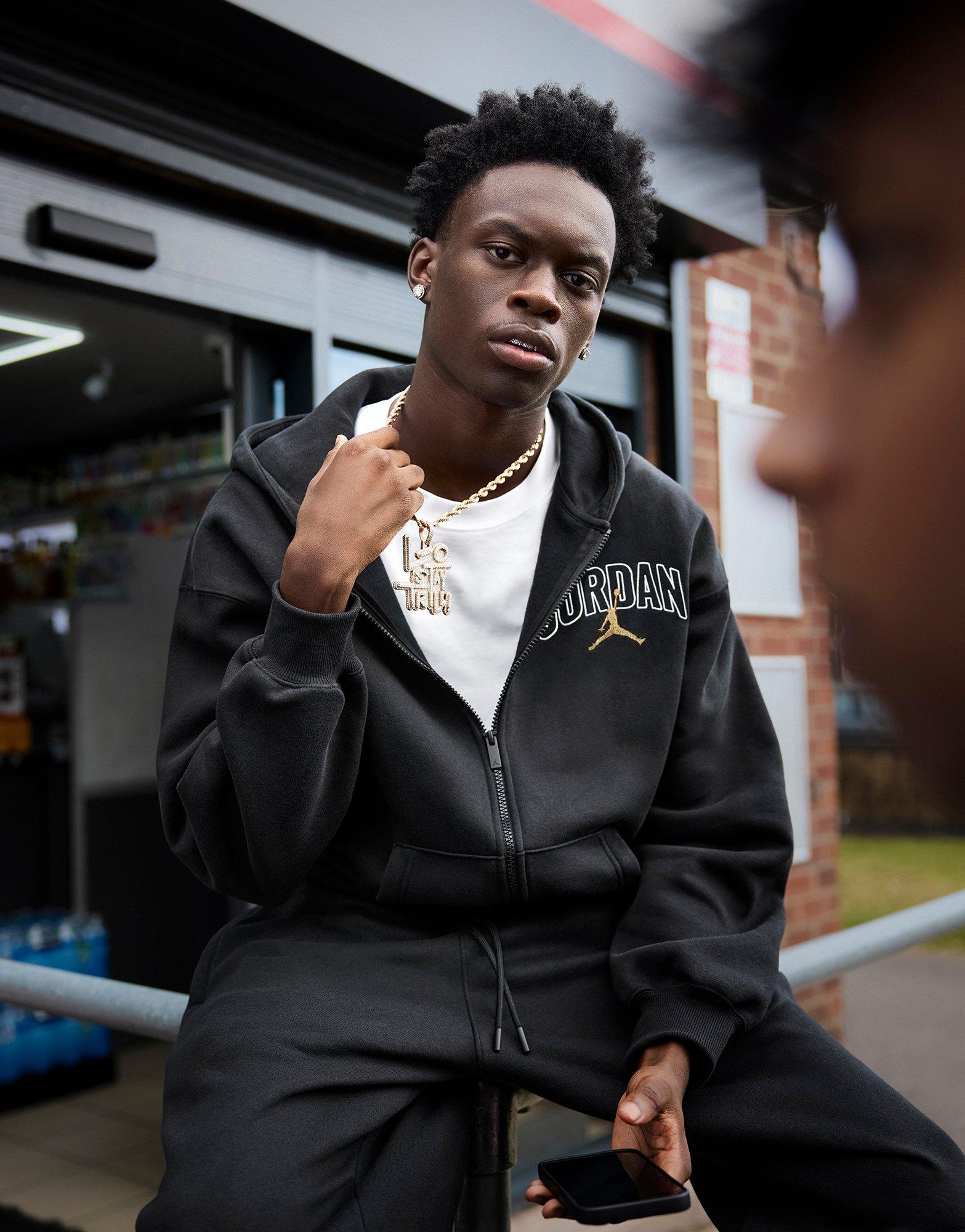 Jordan Pulóver Cipzáras Kapucnis M J Brk Ov Gfxfz