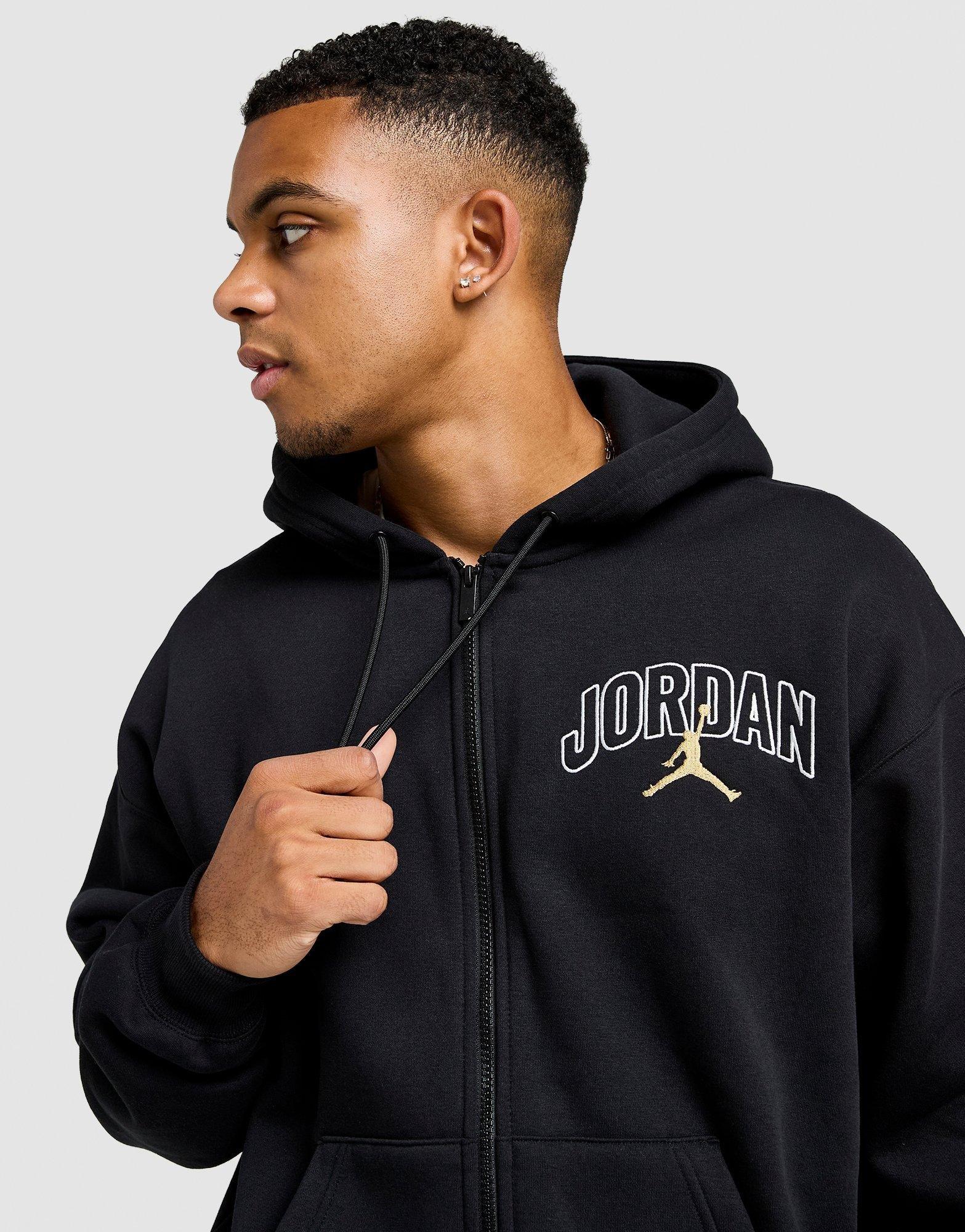 Чоловічі кофти JORDAN КОФТА НА БЛИСКАВЦІ З   КАПЮШОНОМ M J BRK OV GFXFZ IB7908-011 Чорний