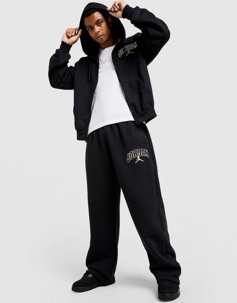 Pantaloni pentru bărbați JORDAN PANTALONI  M J BRK OVS GFX IB7243-011 Negru