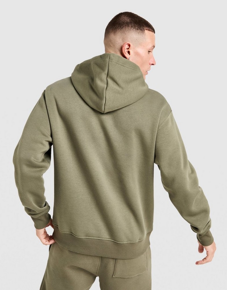 Bluză pentru bărbați JORDAN BLUZĂ CU GLUGĂ M J BRK VARSITY PO HD BB II2593-222 Kaki