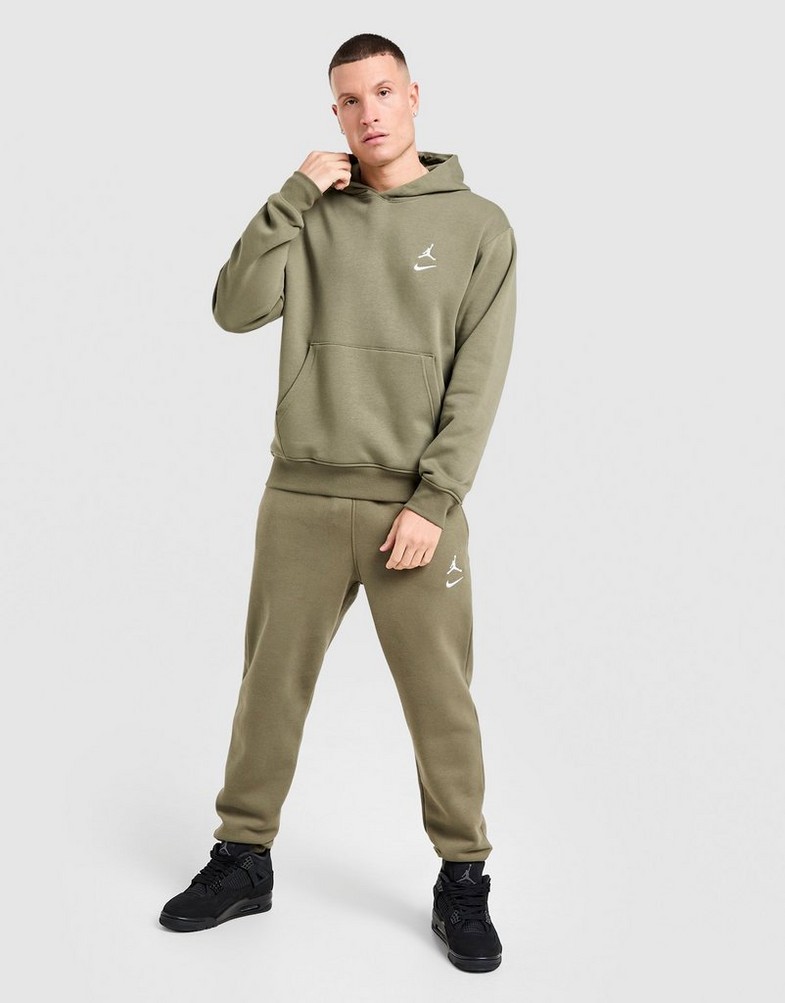 Bluză pentru bărbați JORDAN BLUZĂ CU GLUGĂ M J BRK VARSITY PO HD BB II2593-222 Kaki