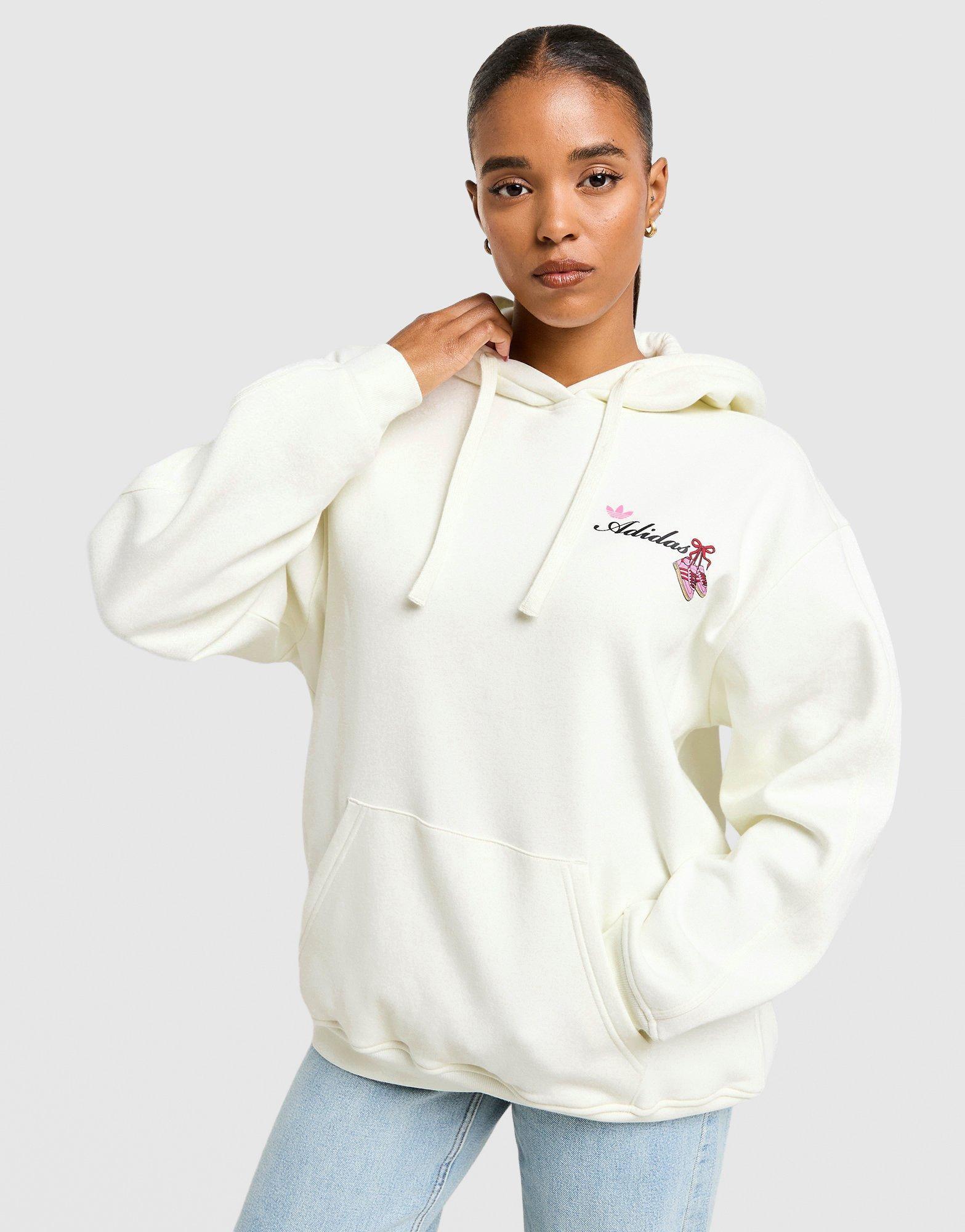 Жіночі кофти ADIDAS КОФТА З КАПЮШОНОМ FTW BOW OS HOOD KS5440 Білий