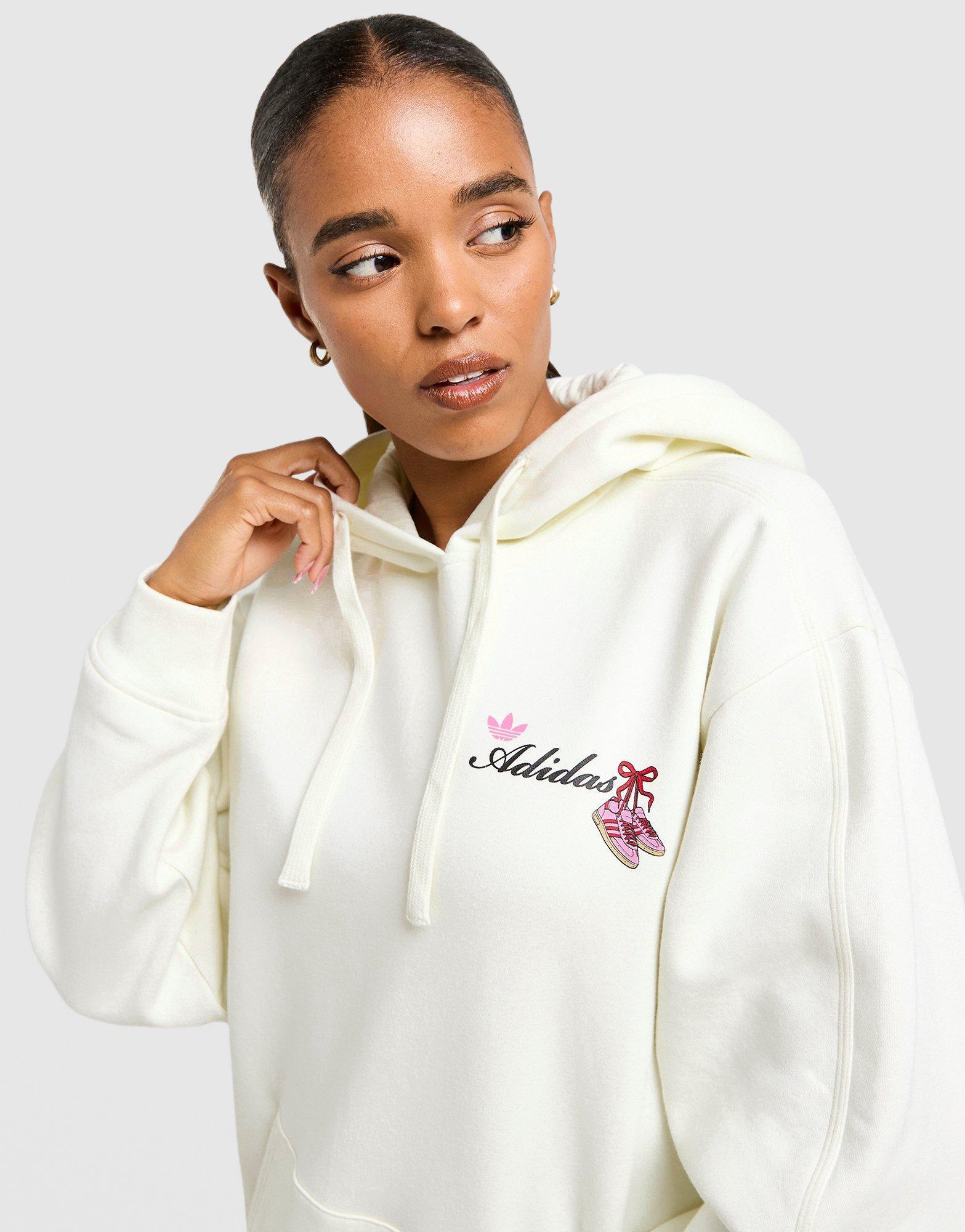 Жіночі кофти ADIDAS КОФТА З КАПЮШОНОМ FTW BOW OS HOOD KS5440 Білий