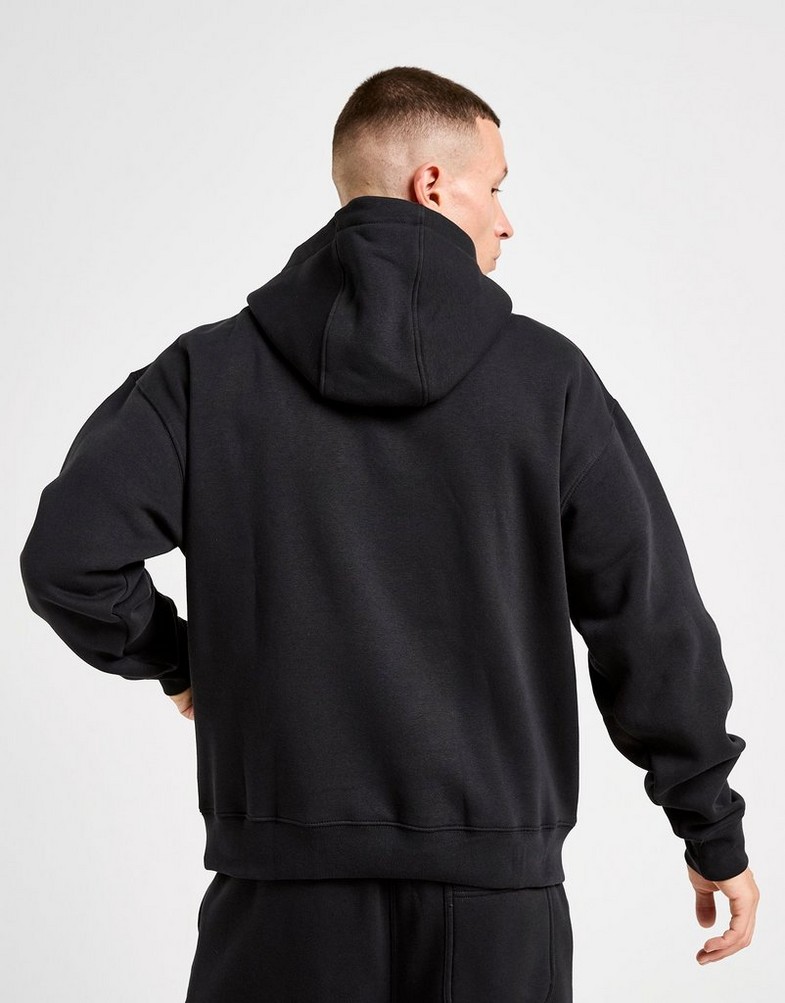 Bluză pentru bărbați NIKE BLUZĂ CU GLUGĂ FLC WORKER HD IQ2769-010 Negru