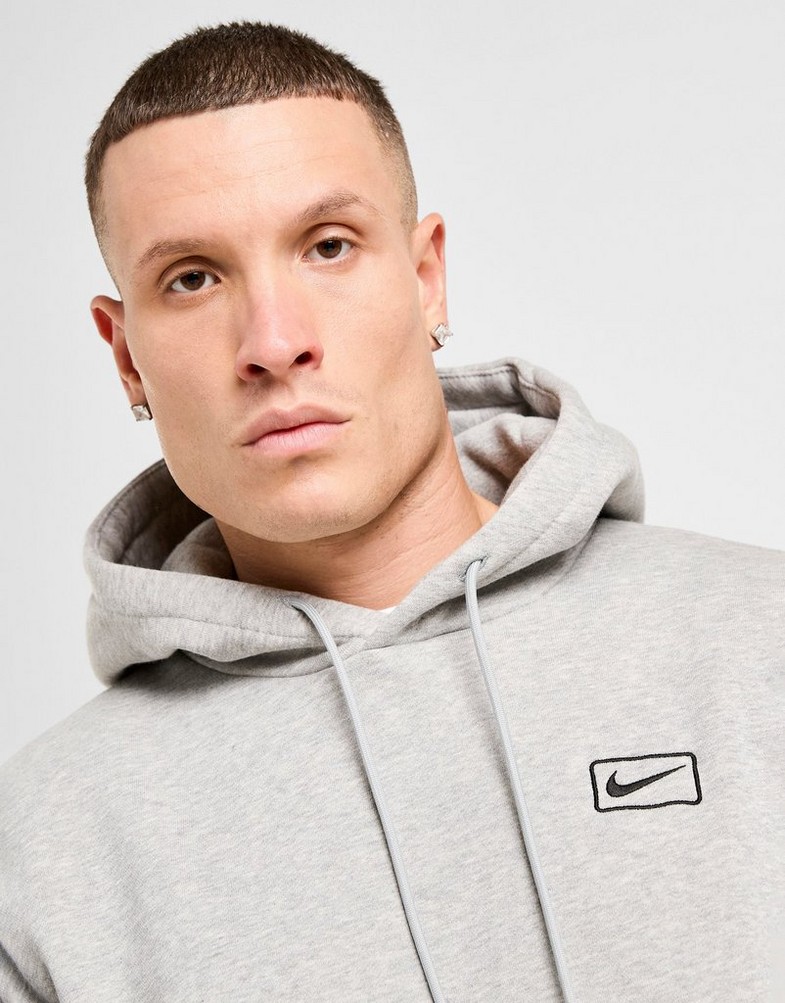 Bluză pentru bărbați NIKE BLUZĂ CU GLUGĂ FLC WORKER HD IQ2769-063 Gri