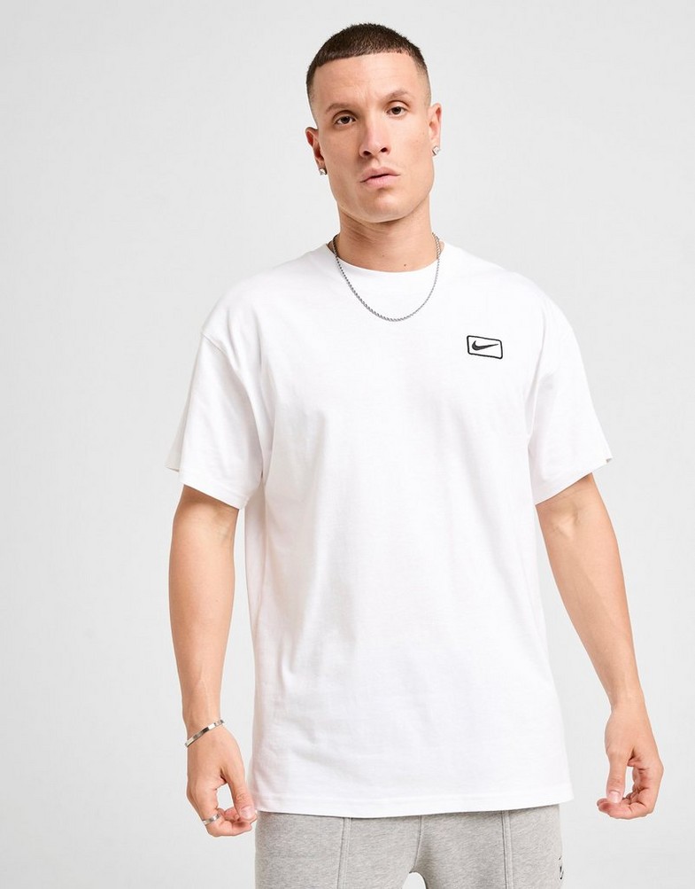 Vyriški marškiniai NIKE MARŠKINĖLIAI HELIER M SS MAX90 IQ2766-100 Balta