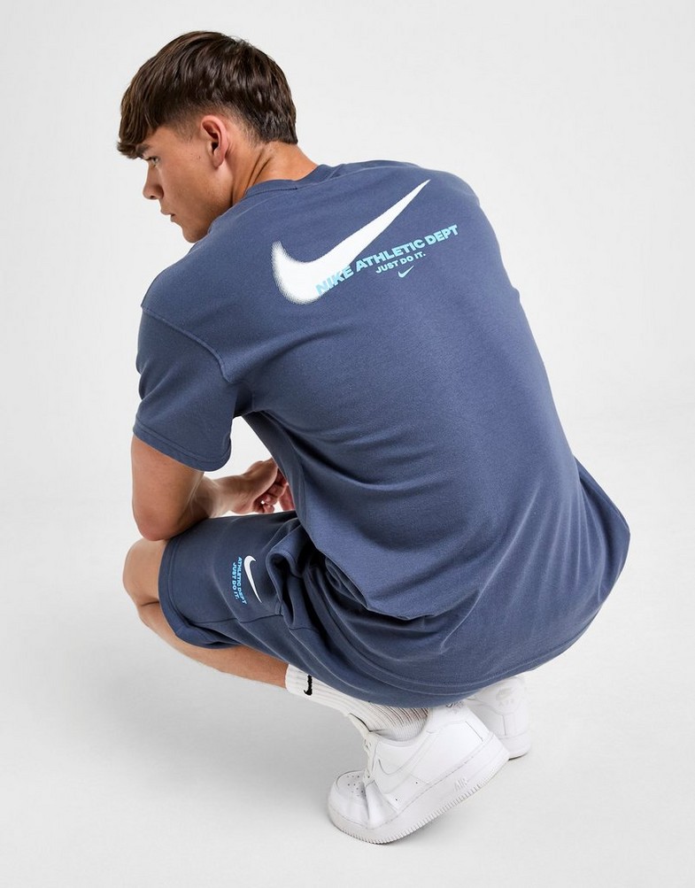 Vyriški marškiniai NIKE MARŠKINĖLIAI HELIER M SS MAX90 IQ2763-437 Mėlyna
