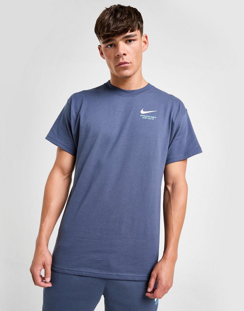 Vyriški marškiniai NIKE MARŠKINĖLIAI HELIER M SS MAX90 IQ2763-437 Mėlyna
