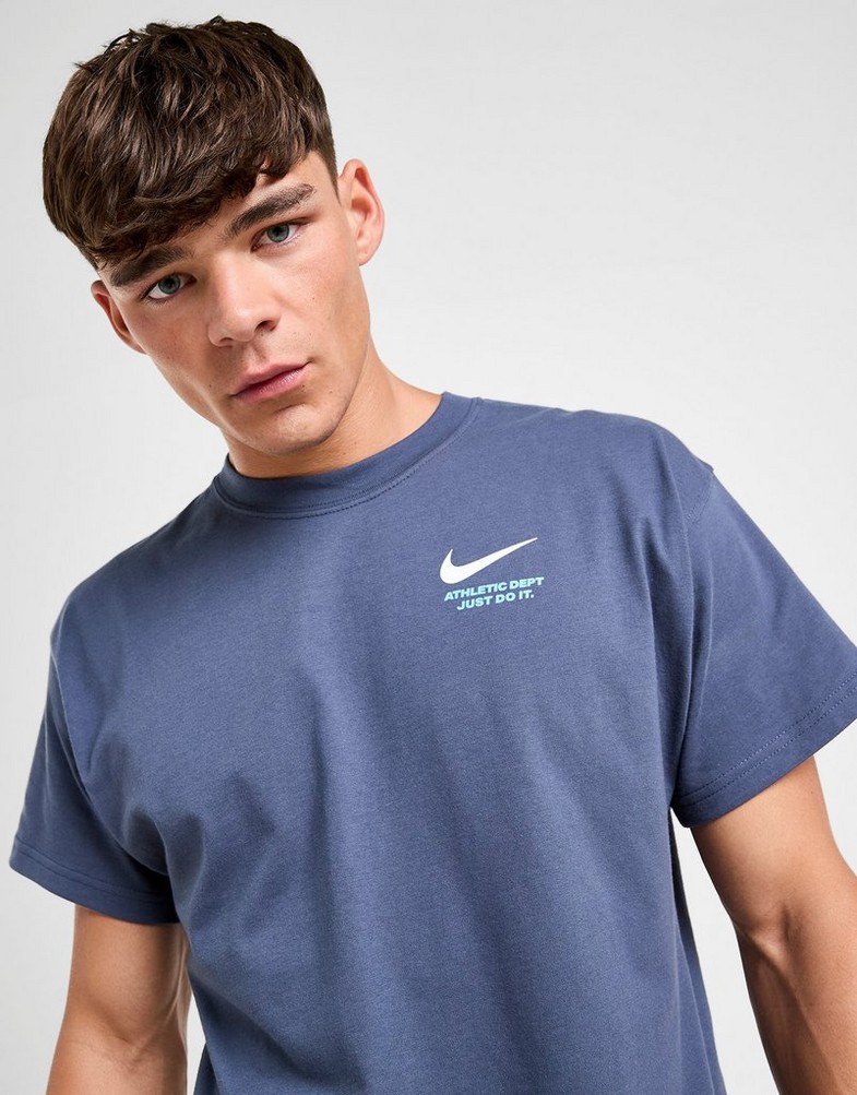 Vyriški marškiniai NIKE MARŠKINĖLIAI HELIER M SS MAX90 IQ2763-437 Mėlyna