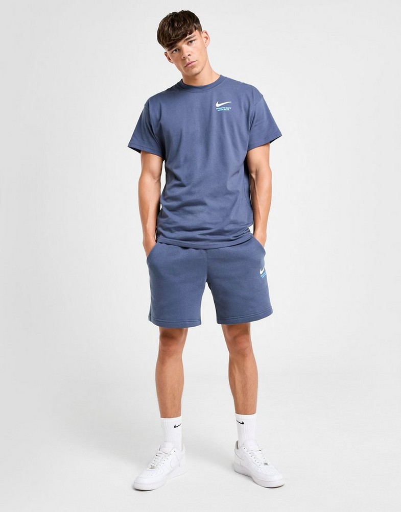 Vyriški marškiniai NIKE MARŠKINĖLIAI HELIER M SS MAX90 IQ2763-437 Mėlyna