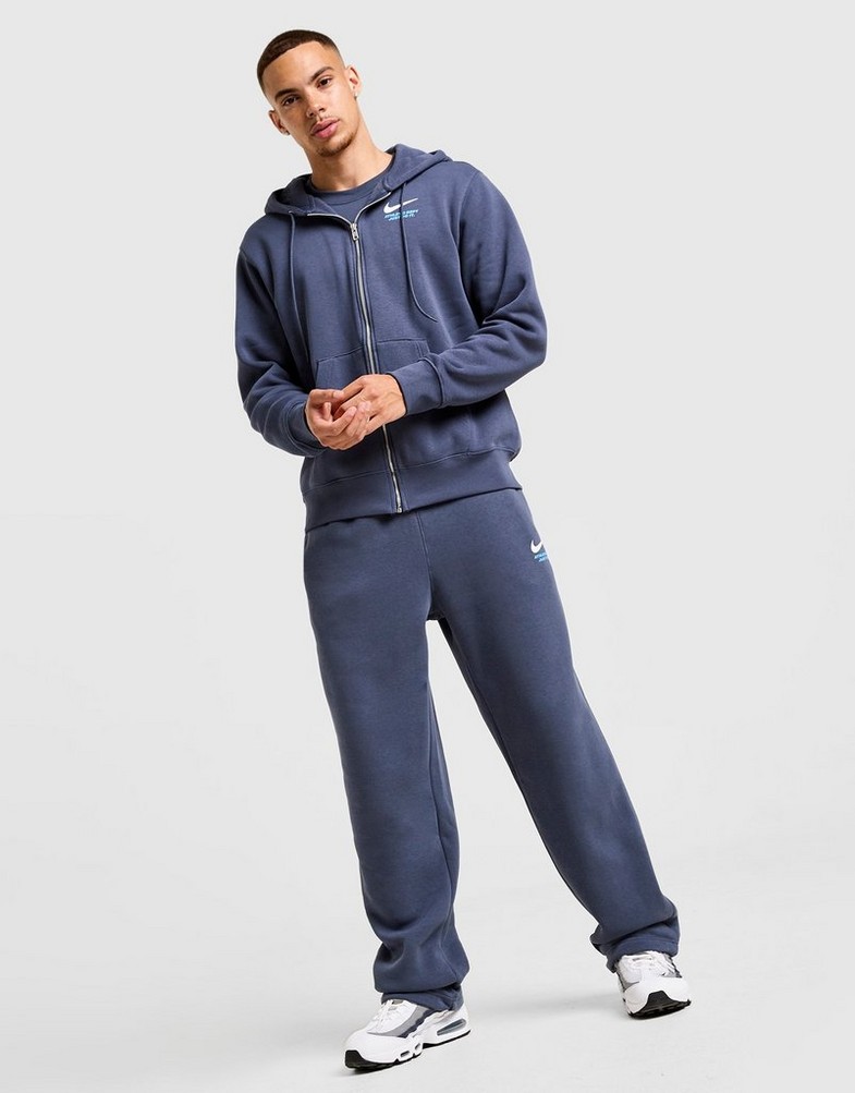 Bluză pentru bărbați NIKE BLUZĂ M CLUB FLC FZ HOODIE C IQ2761-437 Albastru