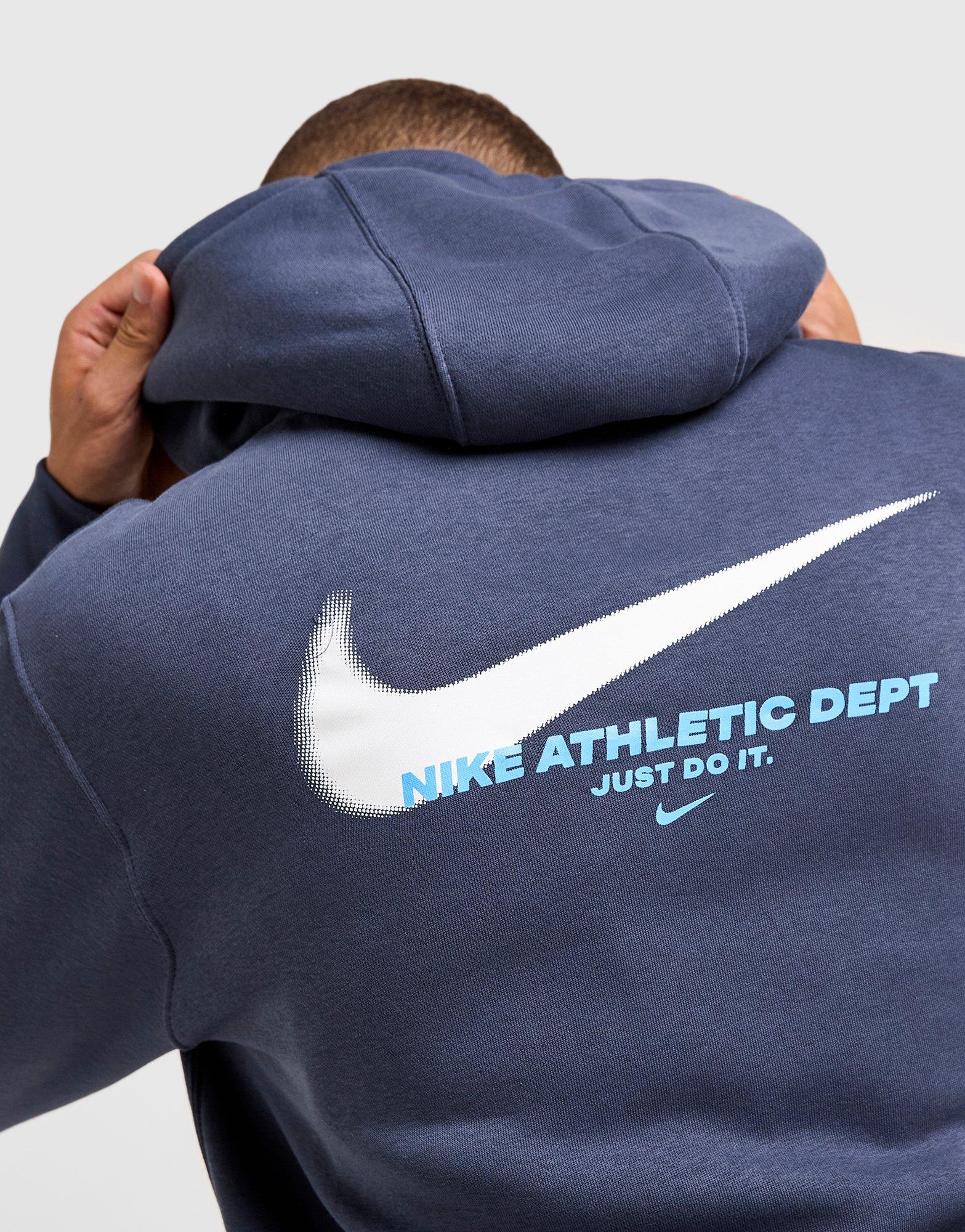 Férfi pulóverek NIKE PULÓVER CIPZÁRAS M CLUB FLC FZ HOODIE C IQ2761-437 Kék