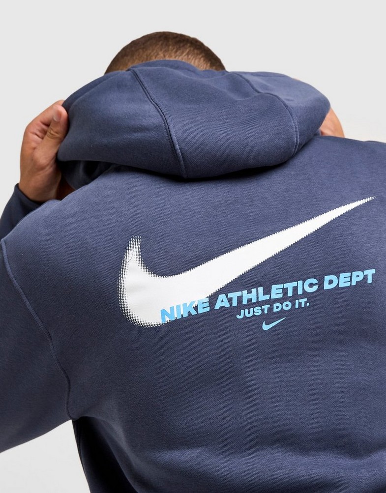 Bluză pentru bărbați NIKE BLUZĂ M CLUB FLC FZ HOODIE C IQ2761-437 Albastru