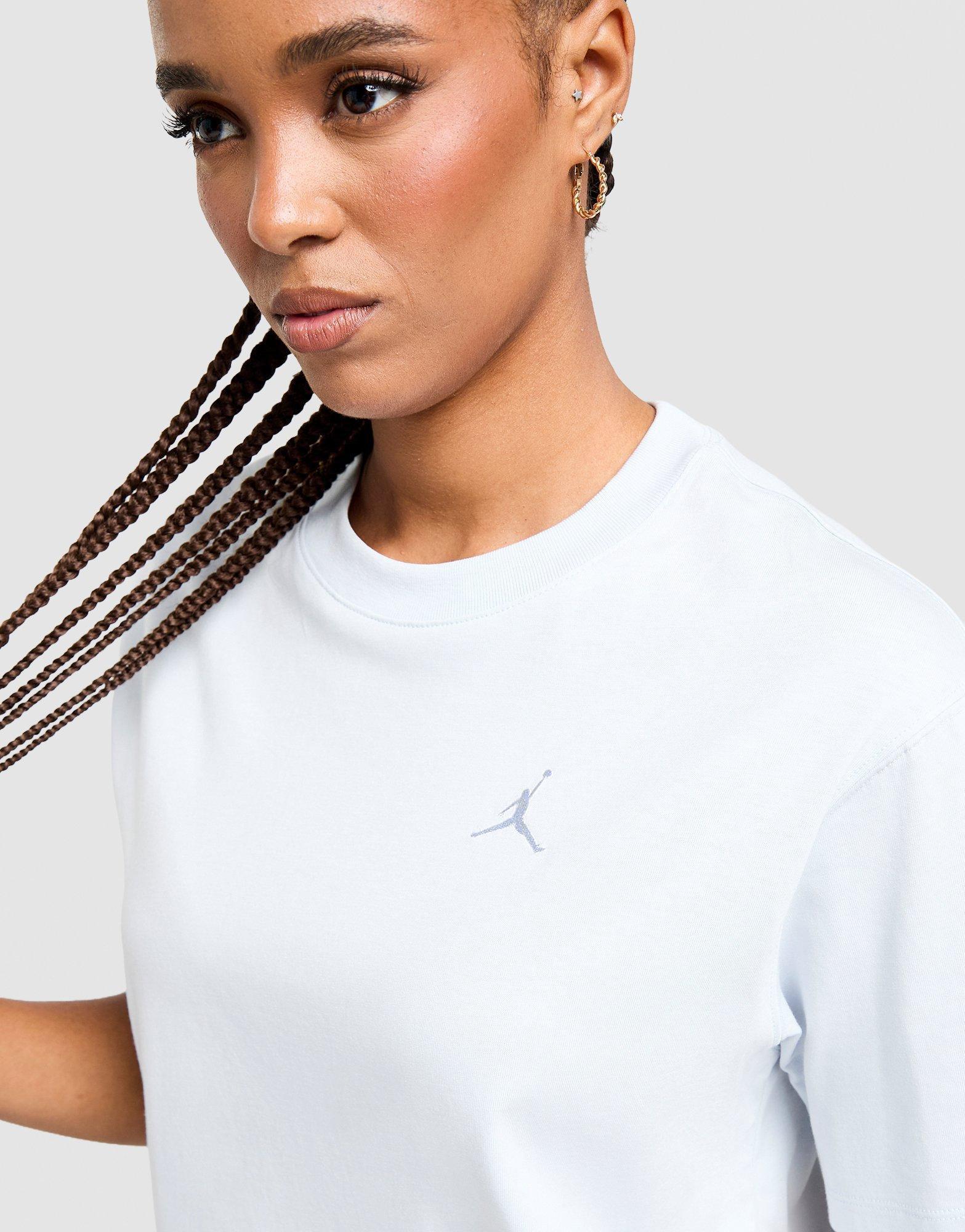 Koszulka, t-shirt damski JORDAN T-SHIRT W J BRK ESS SS GF TEE 23 FN4500-043 Szary