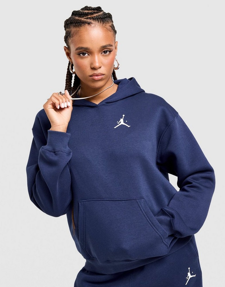 Bluză pentru femei JORDAN BLUZĂ CU GLUGĂ W J JUMPMAN FLC PO IM9807-410 Bleumarin