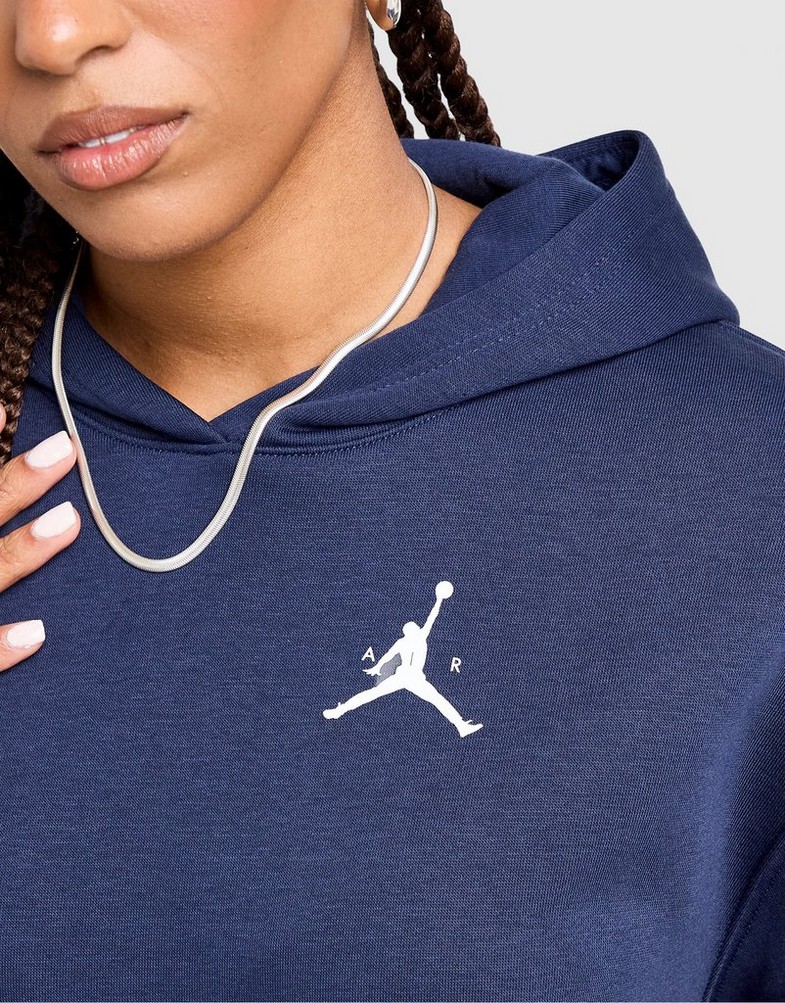 Bluză pentru femei JORDAN BLUZĂ CU GLUGĂ W J JUMPMAN FLC PO IM9807-410 Bleumarin