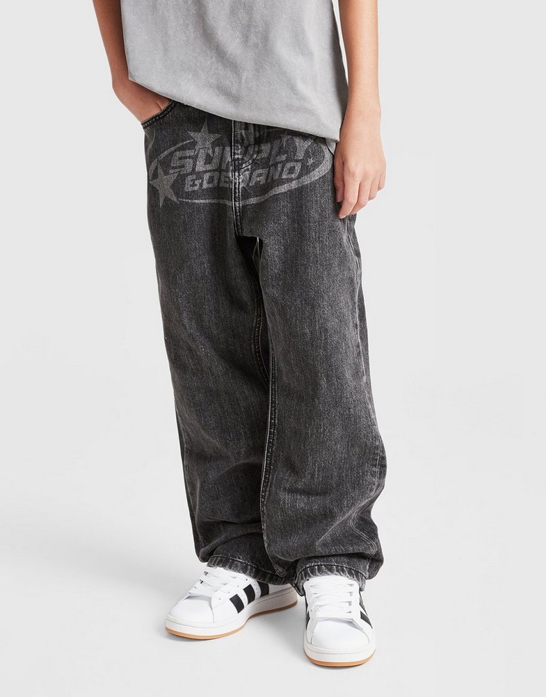 Pantaloni pentru copii SUPPLY&DEMAND PANTALONI  BUSTIERĂNA DNM JN SUPTJB18047036 Negru