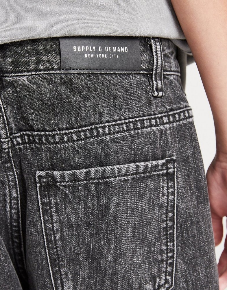 Pantaloni pentru copii SUPPLY&DEMAND PANTALONI  BUSTIERĂNA DNM JN SUPTJB18047036 Negru