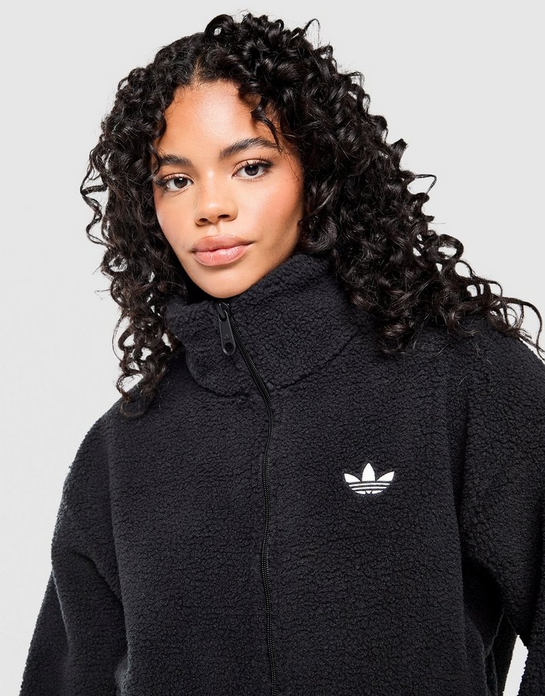 Bluza damska ADIDAS BLUZA ROZPINANA ESS TEDDY JKT KF6234 Czarny