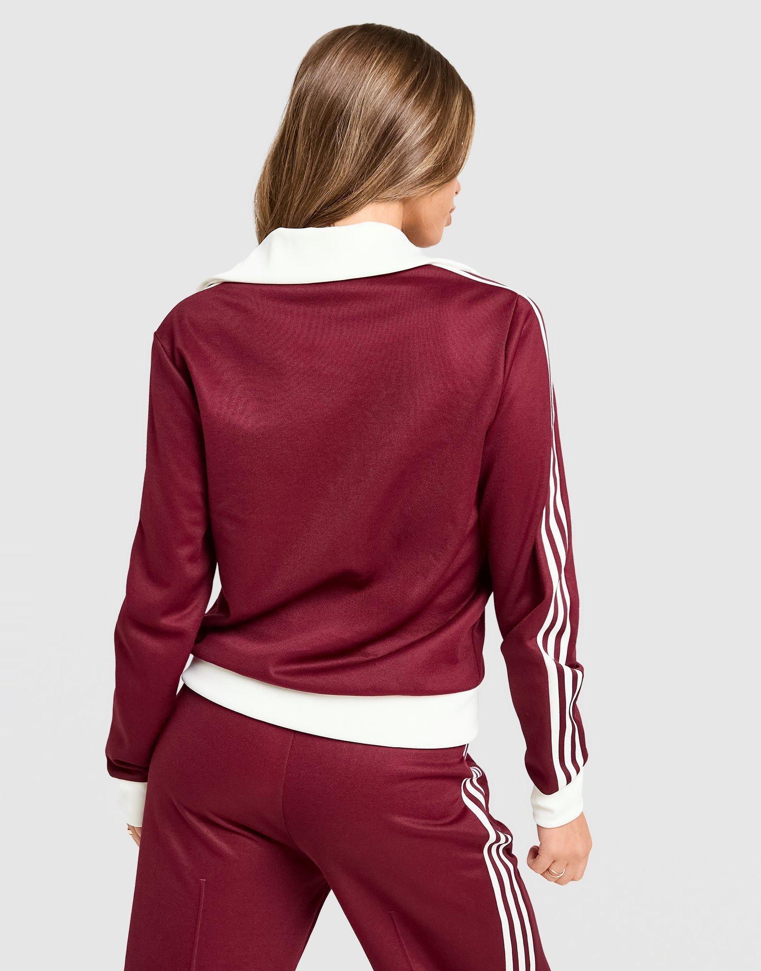 Жіночі кофти ADIDAS КОФТА НА БЛИСКАВЦІ CLASSIC TT KH2335 Бордовий