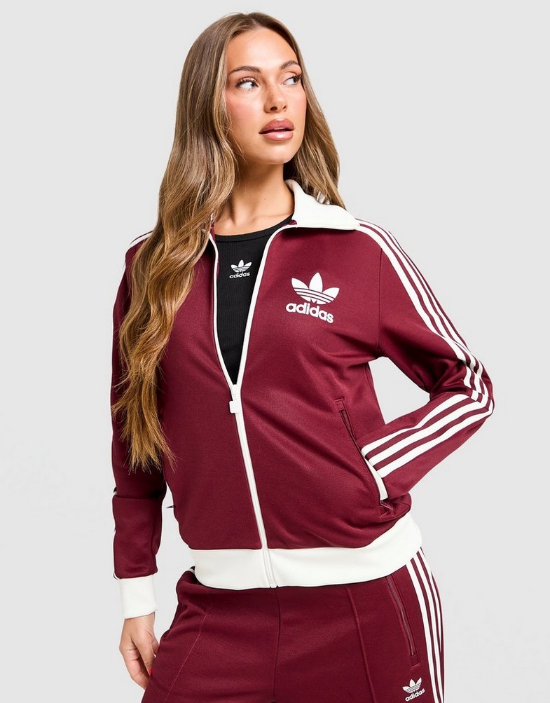 Bluză pentru femei ADIDAS BLUZĂ CLASSIC TT KH2335 Bordo