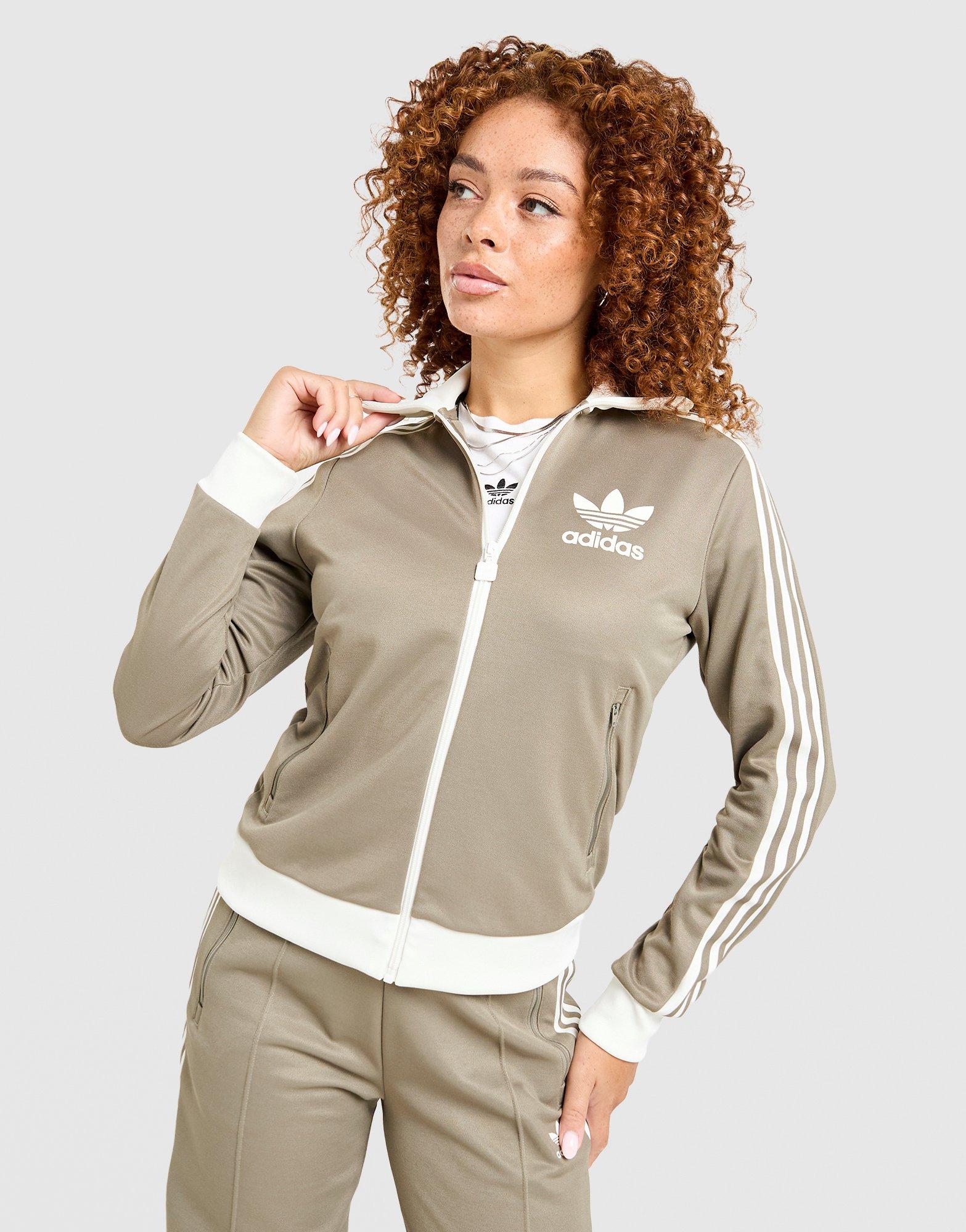 Жіночі кофти ADIDAS КОФТА НА БЛИСКАВЦІ CLASSIC TT KH2339 Хакі