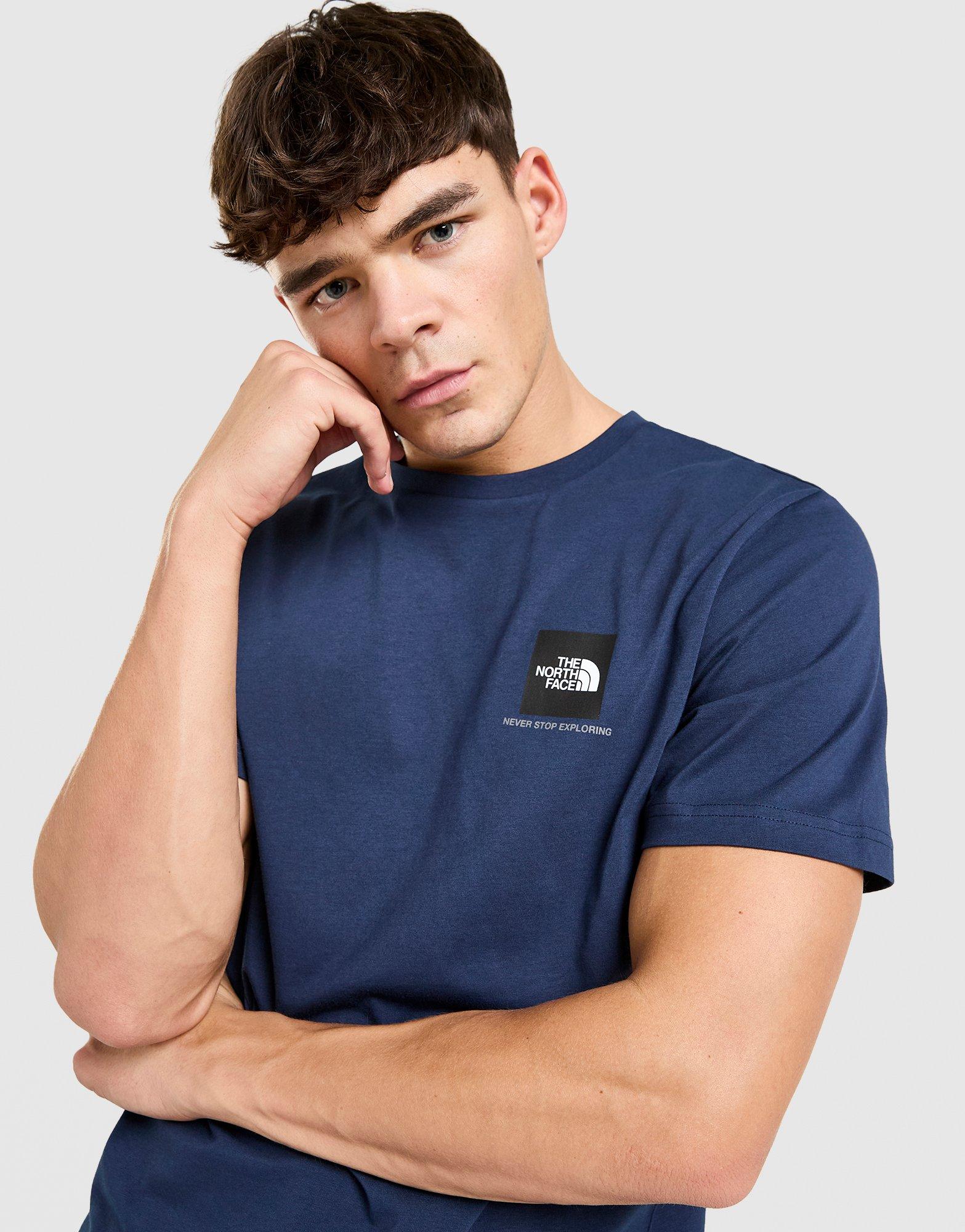 Чоловічі футболки THE NORTH FACE ФУТБОЛКА M SMALL BOX REGULAR SS TEE NF0A8GXP92A1 Темно-синій