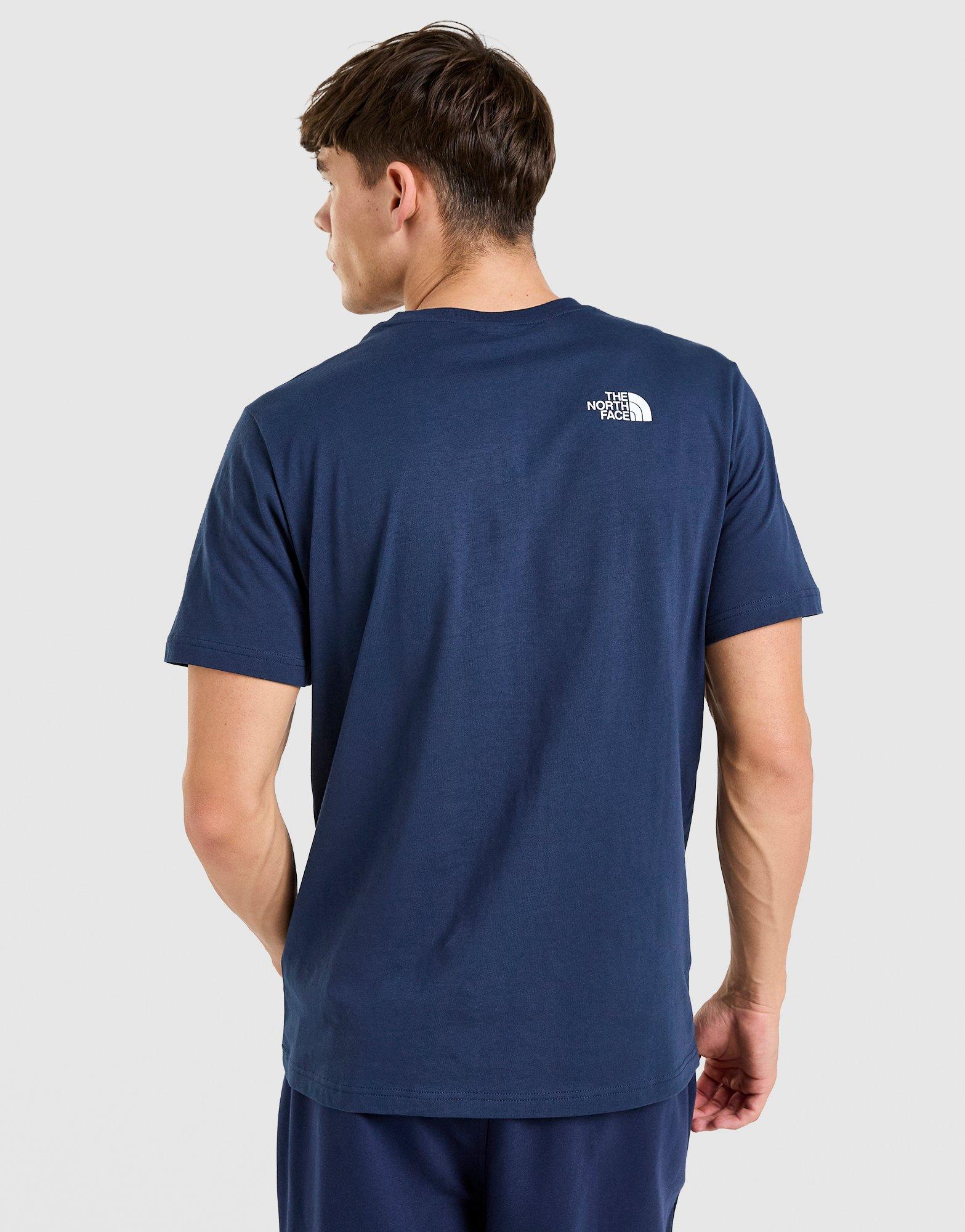 Чоловічі футболки THE NORTH FACE ФУТБОЛКА M SMALL BOX REGULAR SS TEE NF0A8GXP92A1 Темно-синій