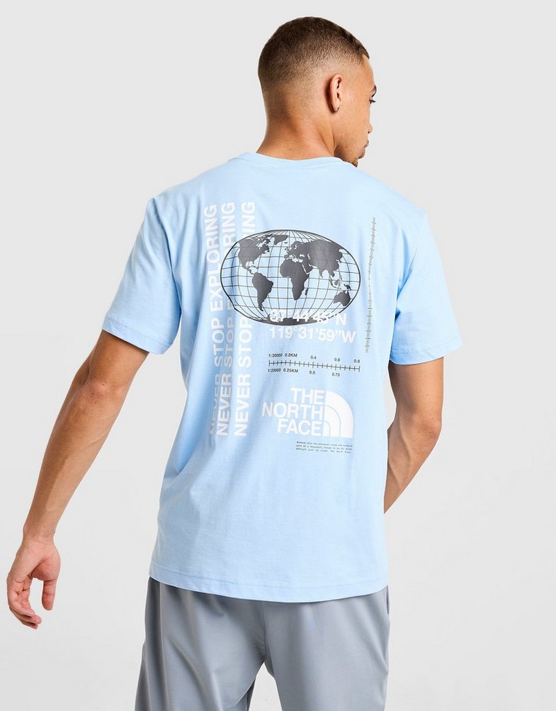 Férfi póló THE NORTH FACE PÓLÓ M ENERGY GLOBE REGULAR SS NF0A8GXJ84I1 Kék