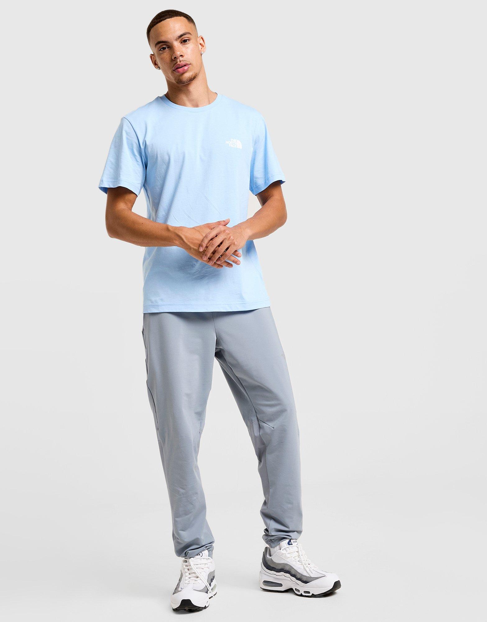 Koszulka, t-shirt męski THE NORTH FACE T-SHIRT M ENERGY GLOBE REGULAR SS NF0A8GXJ84I1 Niebieski