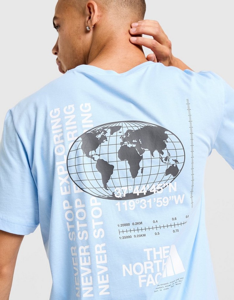 Férfi póló THE NORTH FACE PÓLÓ M ENERGY GLOBE REGULAR SS NF0A8GXJ84I1 Kék