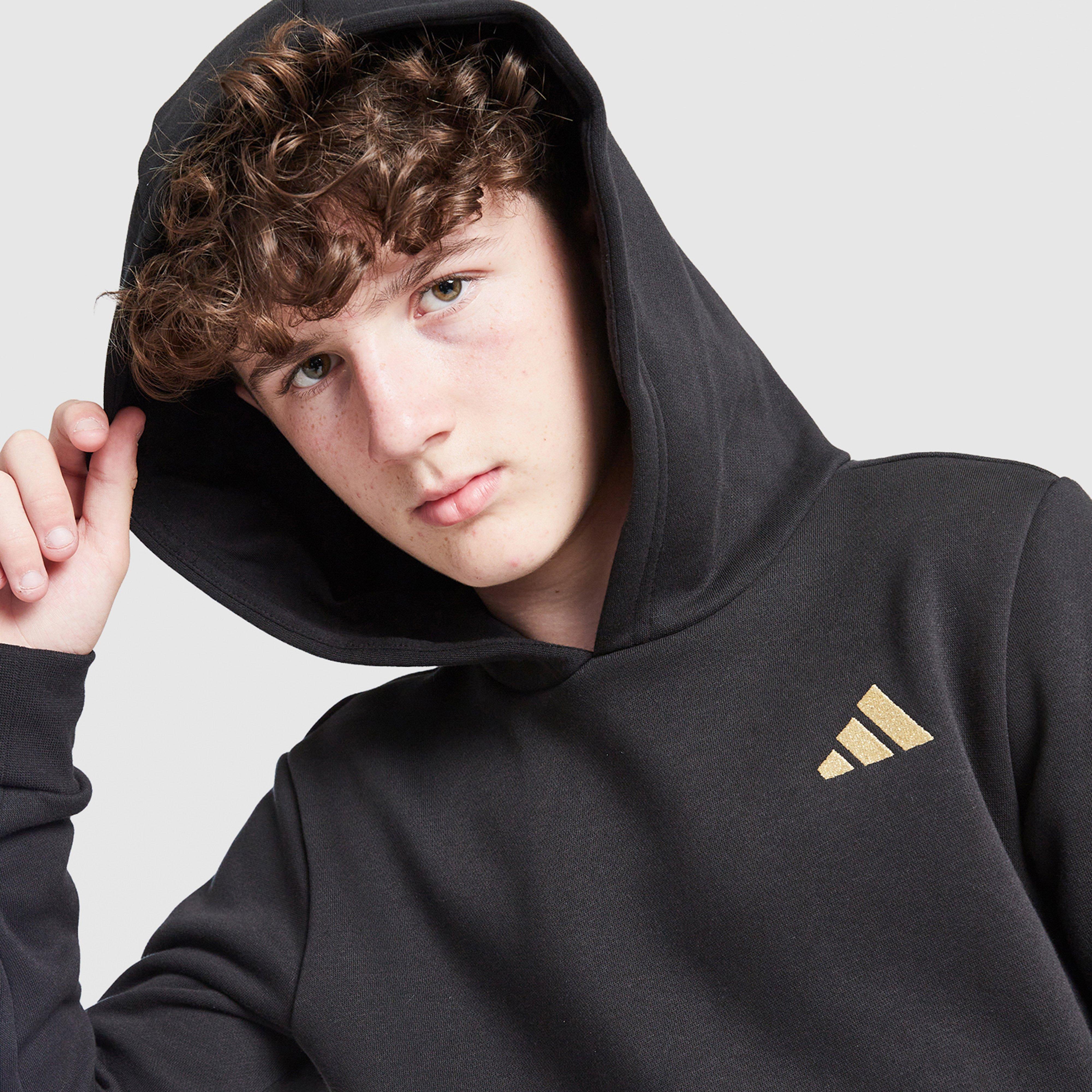 Detská mikina ADIDAS MIKINA S KAPUCŇOU JB FLEECE HD
